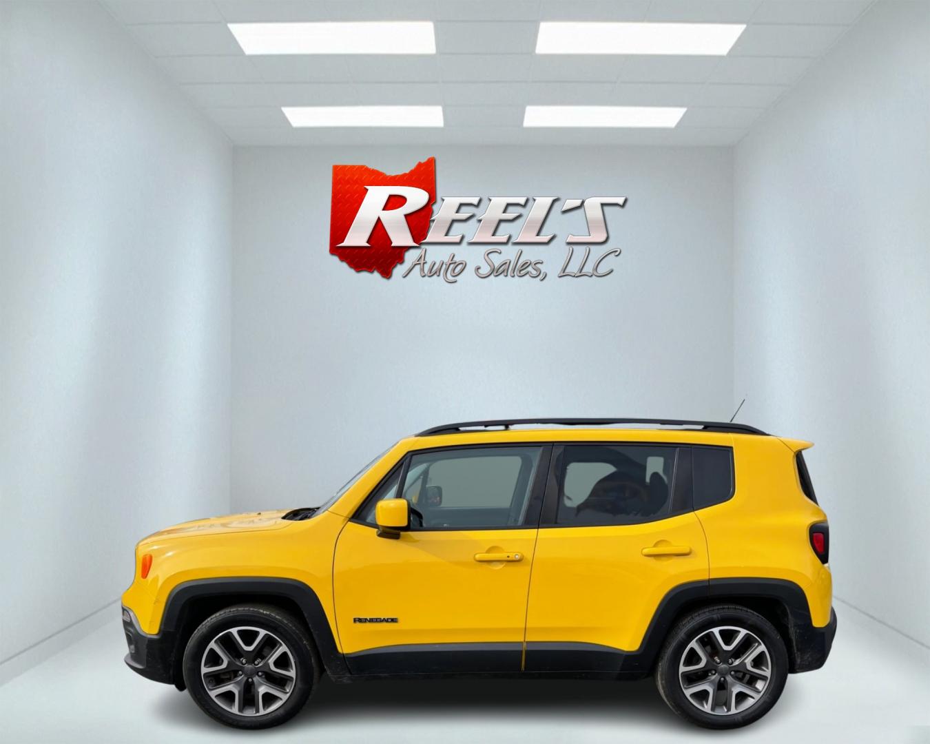 2017 Yellow /Black Jeep Renegade Latitude FWD (ZACCJABBXHP) with an 2.4L I4 DOHC 16V engine, 9-Speed Automatic transmission, located at 11115 Chardon Rd. , Chardon, OH, 44024, (440) 214-9705, 41.580246, -81.241943 - Photo#39